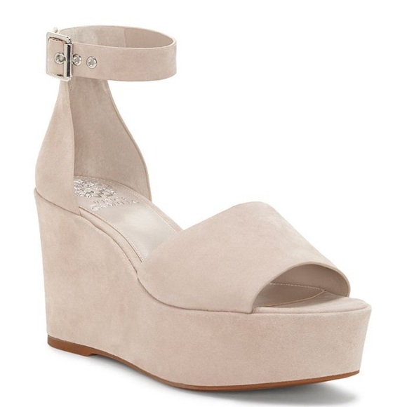 Vince Camuto Shoes - Vince Camuto Women’s Korista Suede Platform Wedge Sandals